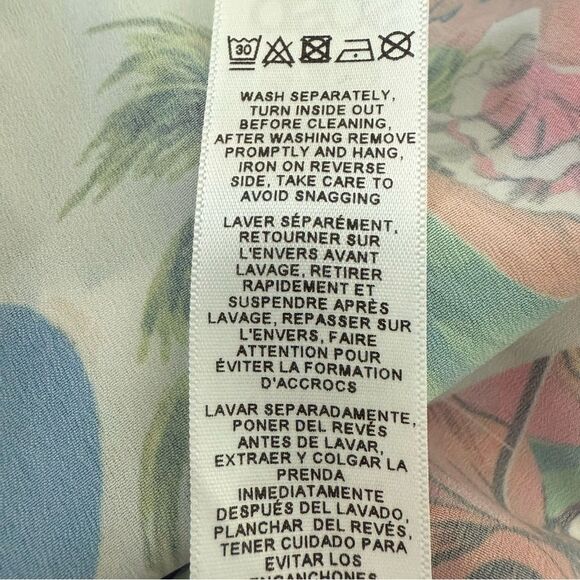 Vibrant Multicolor Wide Leg Jumpsuit - ASOS Tropical Print (UK 16, EU 46, US 14) - Picture 10 of 15